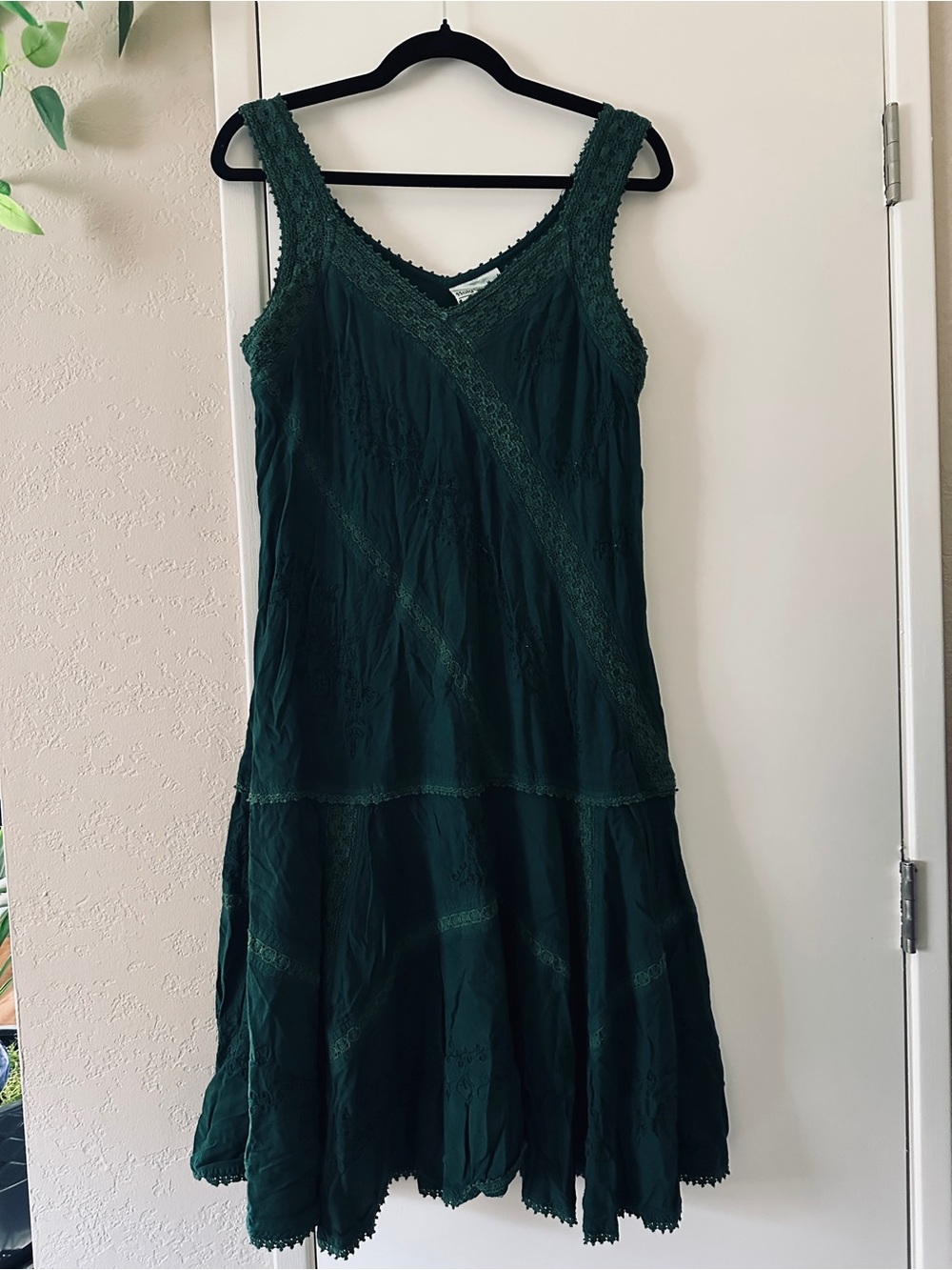HolyClothing Trinity Midi Dress Size- Medium-Huntress Green-